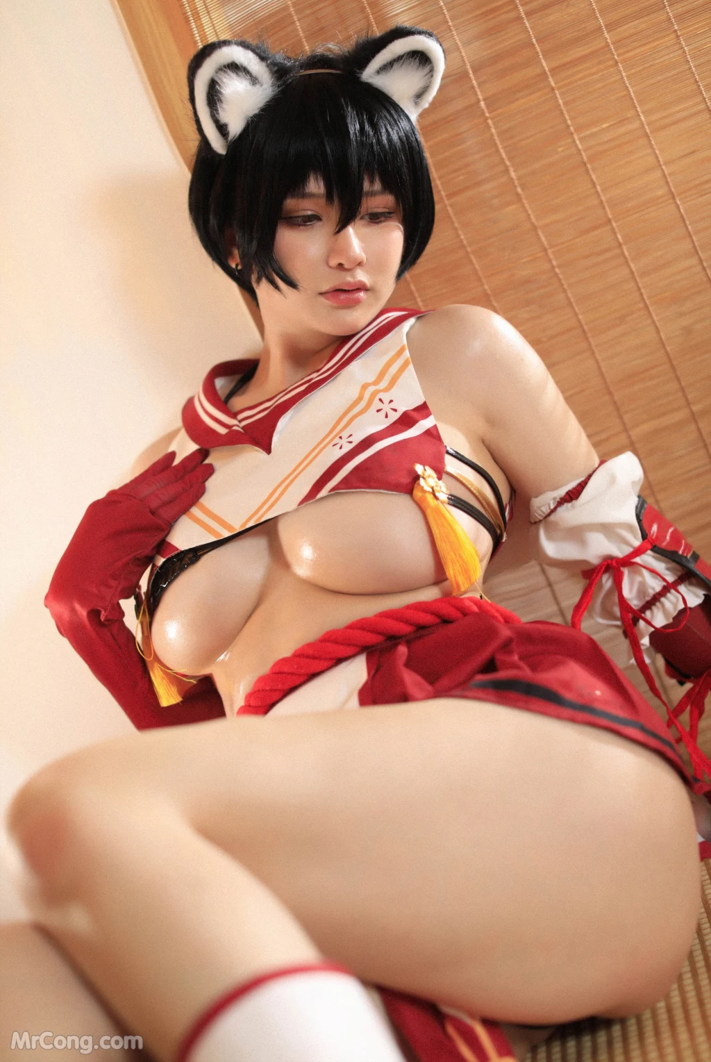 Coser@前羽_rr: 碧蓝档案 春日椿 (33 photos)
