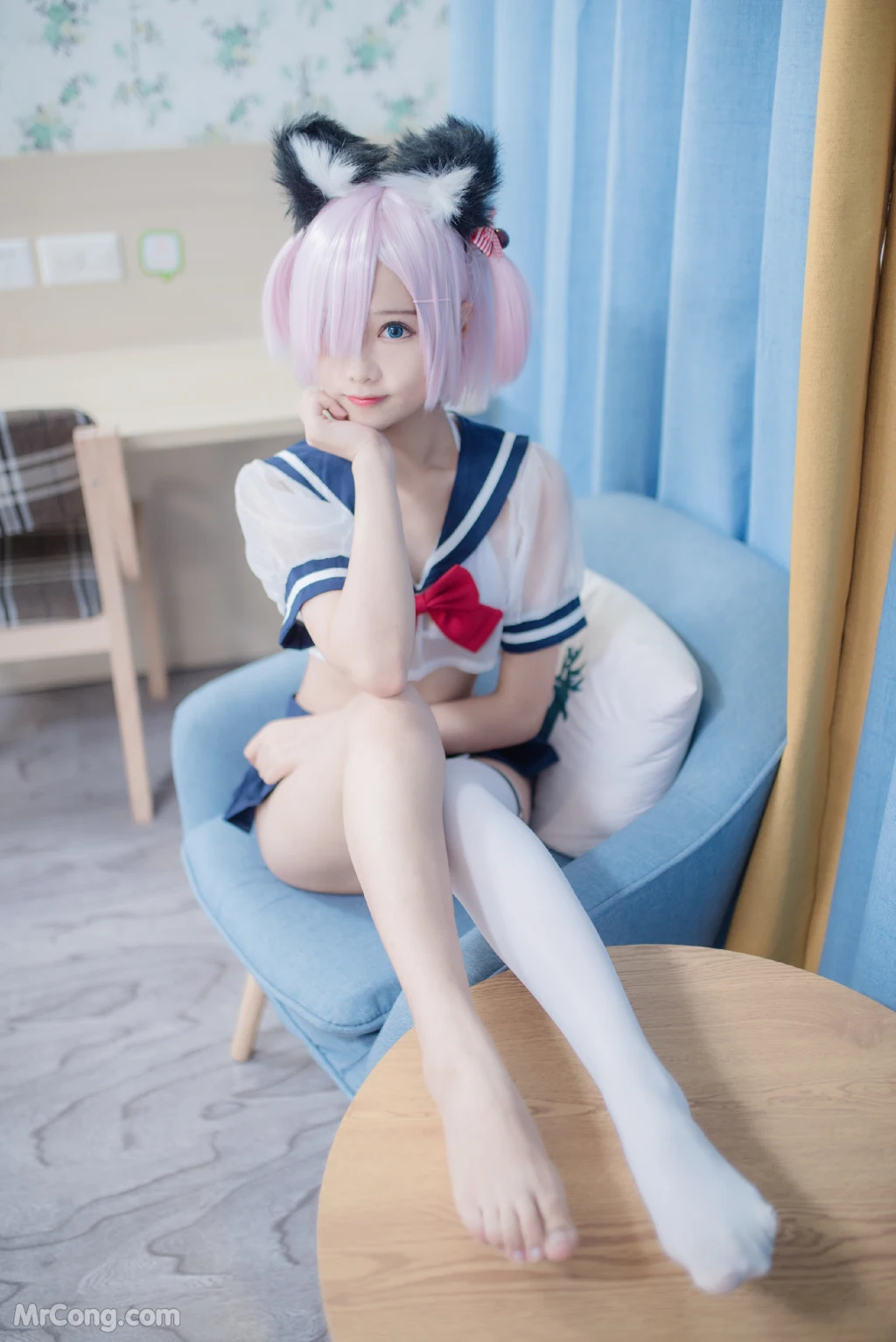 Coser@羽天shine: 猫耳妹妹 (130 photos)