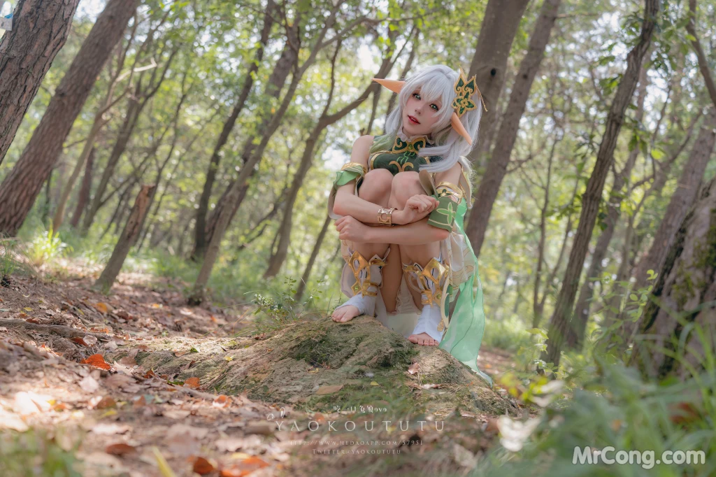 Coser@黏黏团子兔: 万年萝莉纳西妲&0.2s (65 photos )