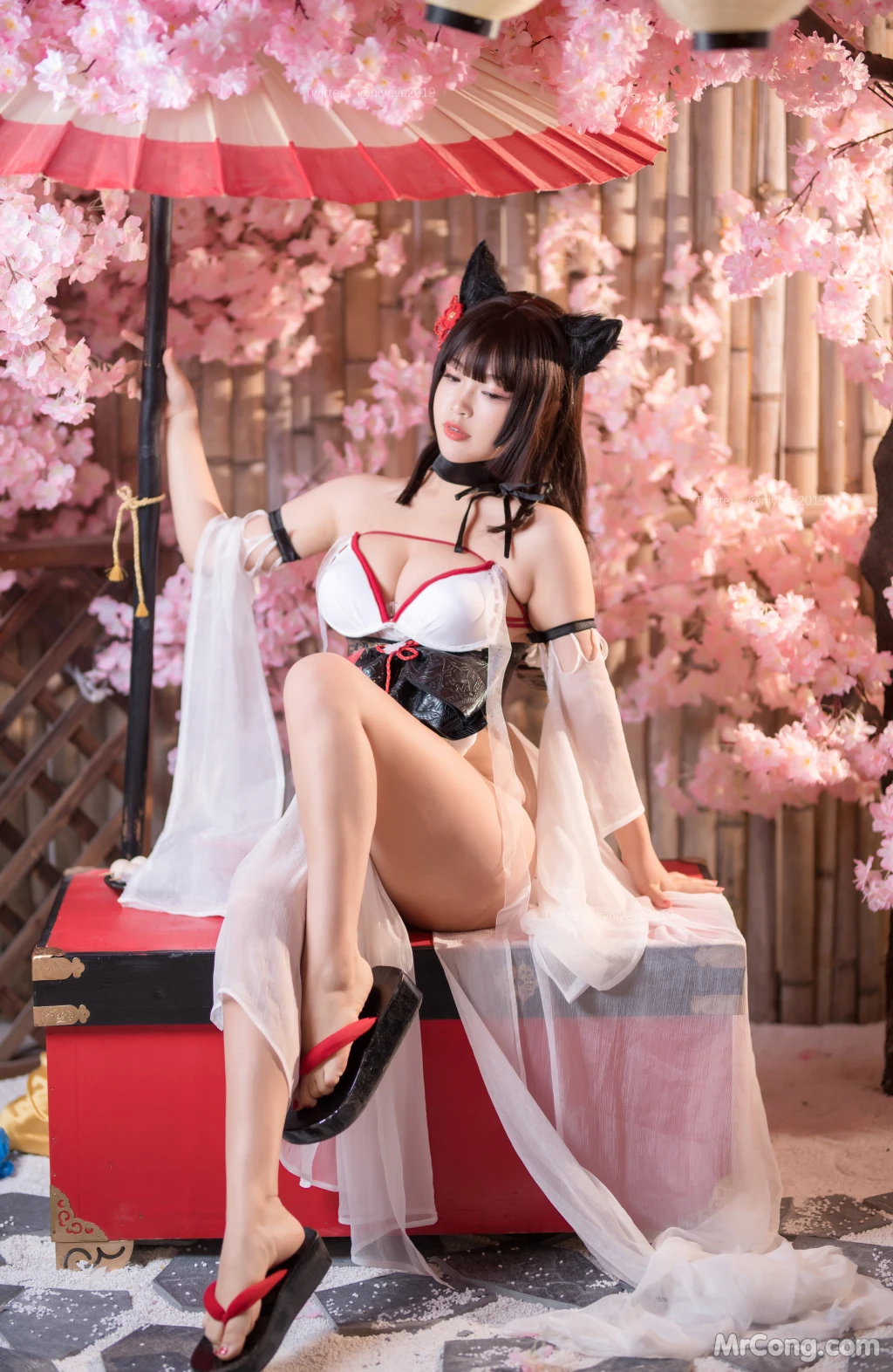 Coser@白烨 Vol.058: 湿身天诚泳装 (62 photos )