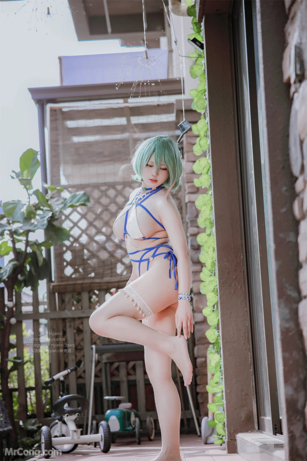 Coser@Nyako喵子: DOA环泳装 (137 photos) 9 Coser@Nyako喵子: DOA环泳装 (137 photos) 9