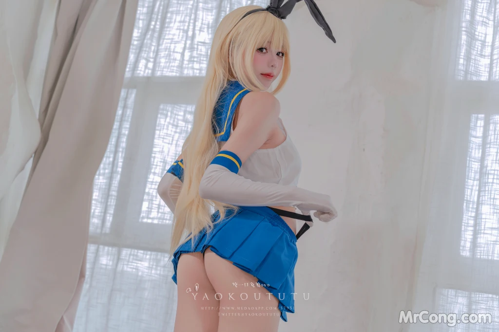 Coser@黏黏团子兔: 岛风的修整&Twice (74 photos )