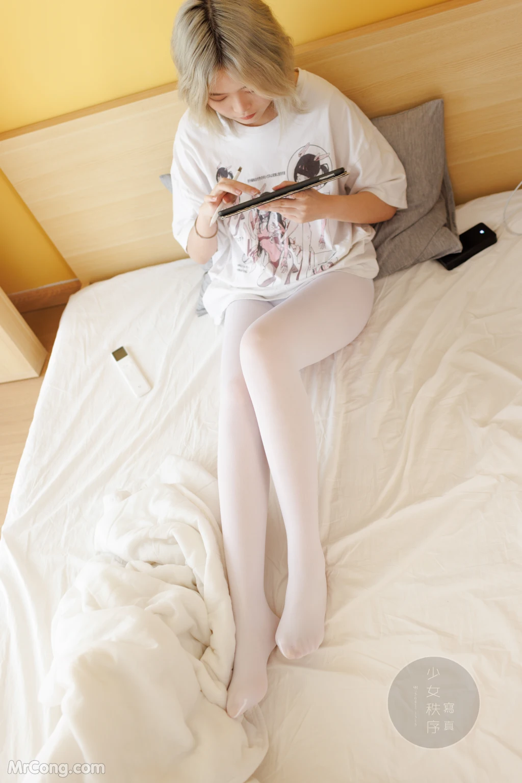 少女秩序 EXVOL.12: 白丝 (65 photos)