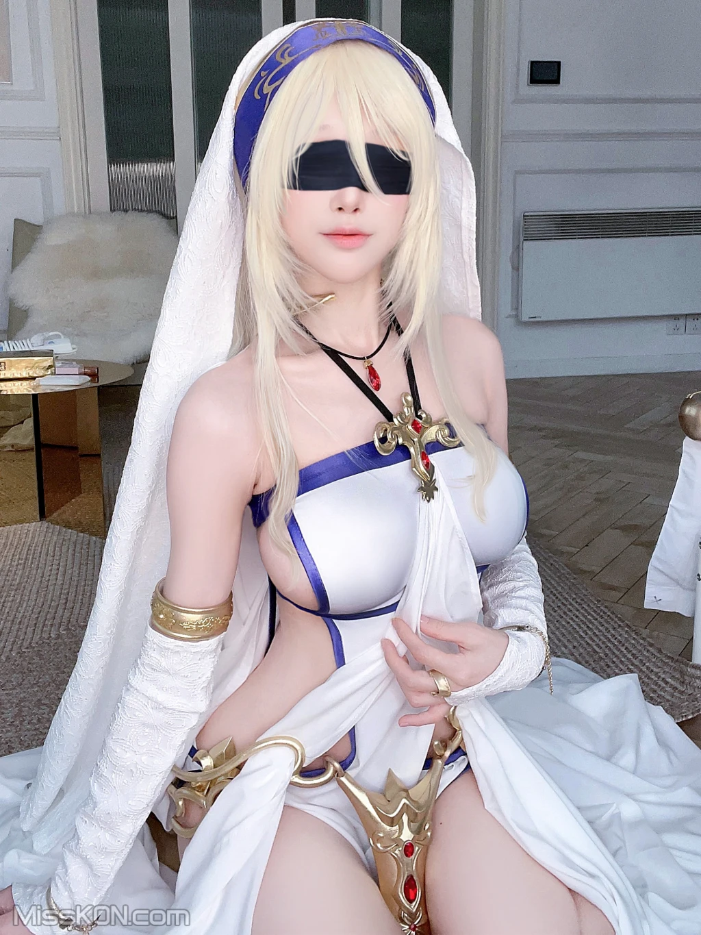 Coser@水淼Aqua: Fantia 2023-11月会员订阅 ⚜️剣の乙女⚜️ (21 photos) 