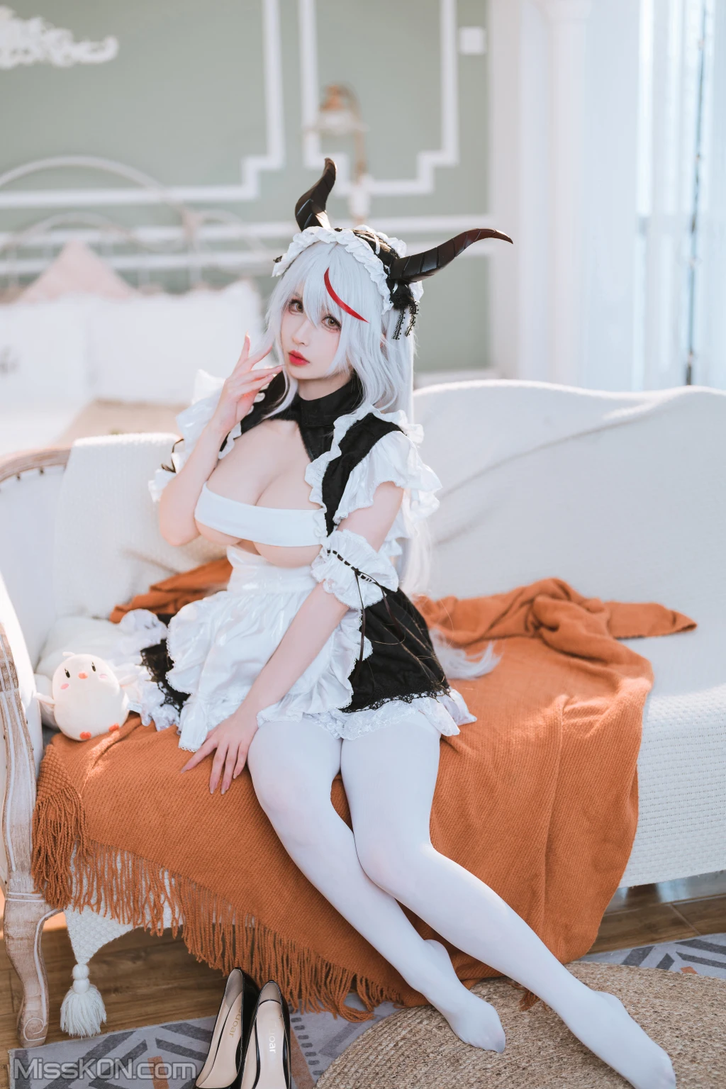 Coser@rioko凉凉子: 妄想航线 港区的龙女仆 (30 photos) 