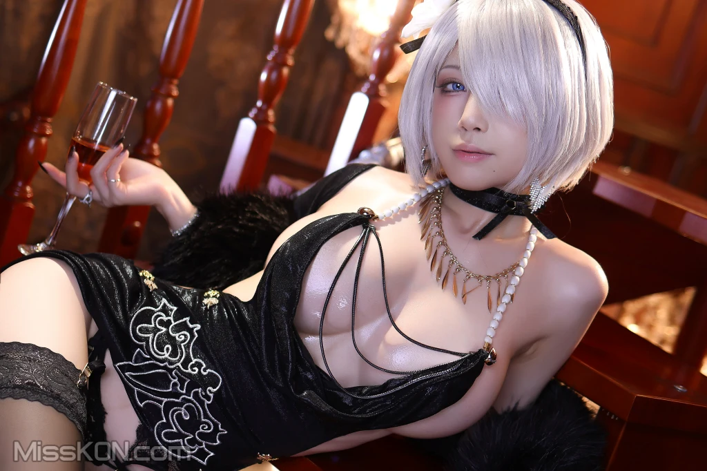Coser@水淼Aqua: –ヨルハ二号B型 同人ドレスVer (95 photos) 8 Coser@水淼Aqua: –ヨルハ二号B型 同人ドレスVer (95 photos) 8