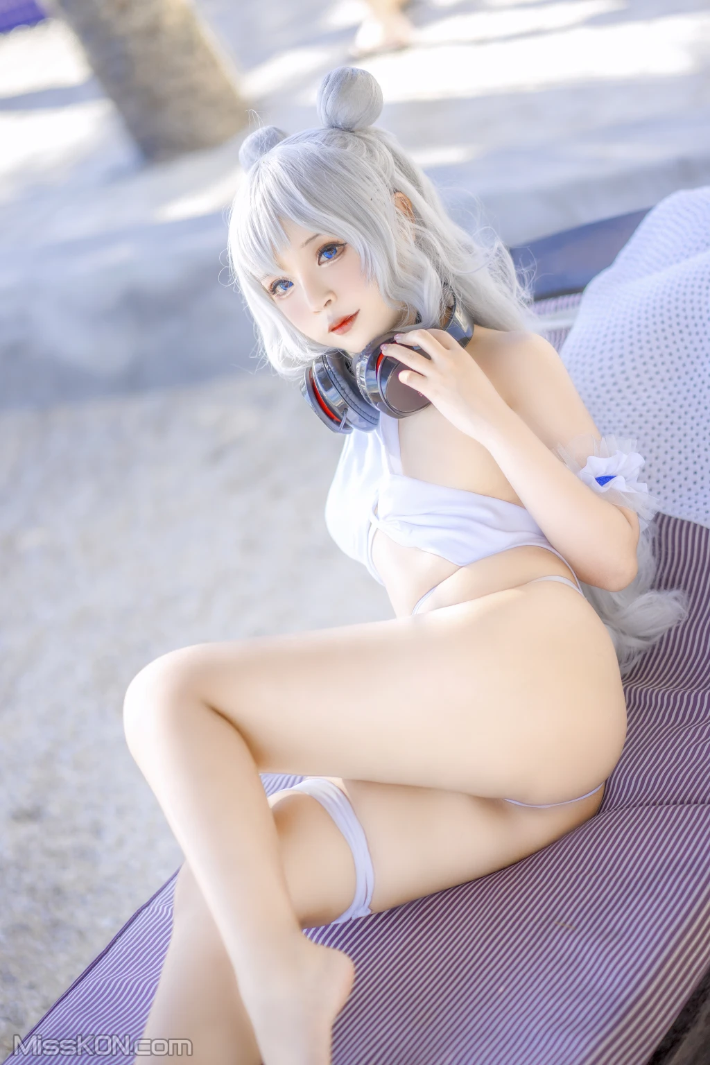 Coser@Sayo Momo: Azur Lane Le Malin Bikini (22 photos) 