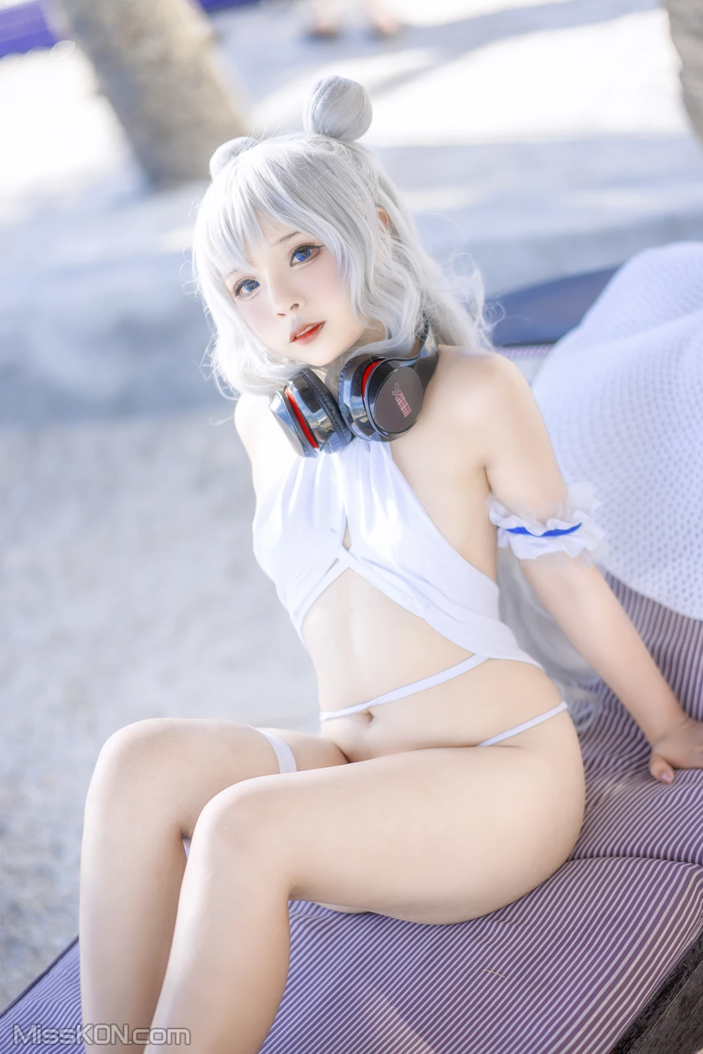 Coser@Sayo Momo: Azur Lane Le Malin Bikini (22 photos) 