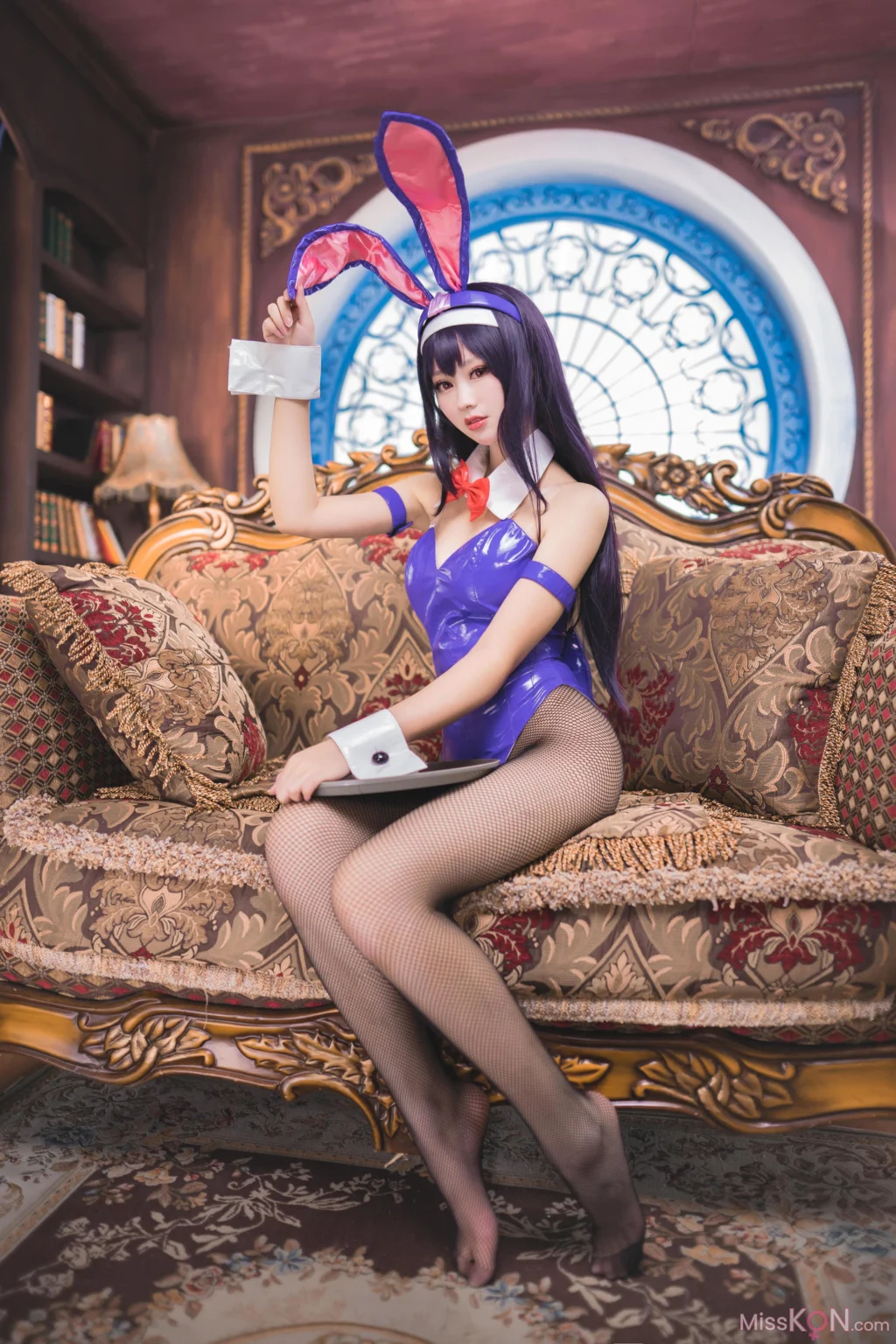 Coser@羽生三未: 霞之丘诗羽兔女郎 (37 photos)
