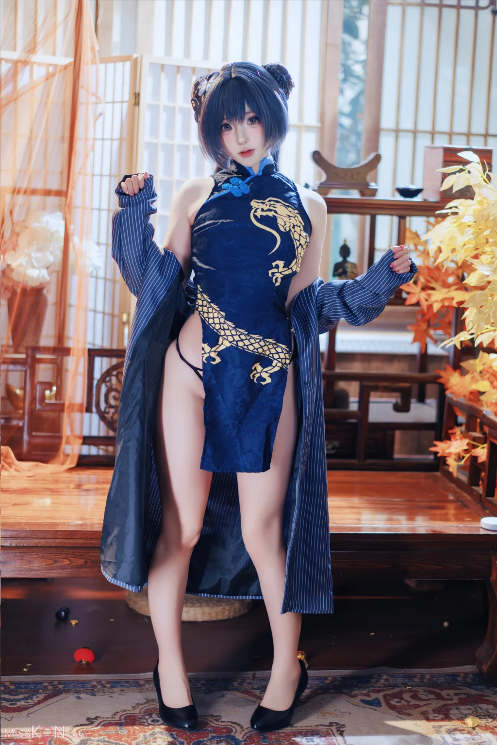 Coser@西园寺南歌: 蔚蓝档案 妃咲 (50 photos)