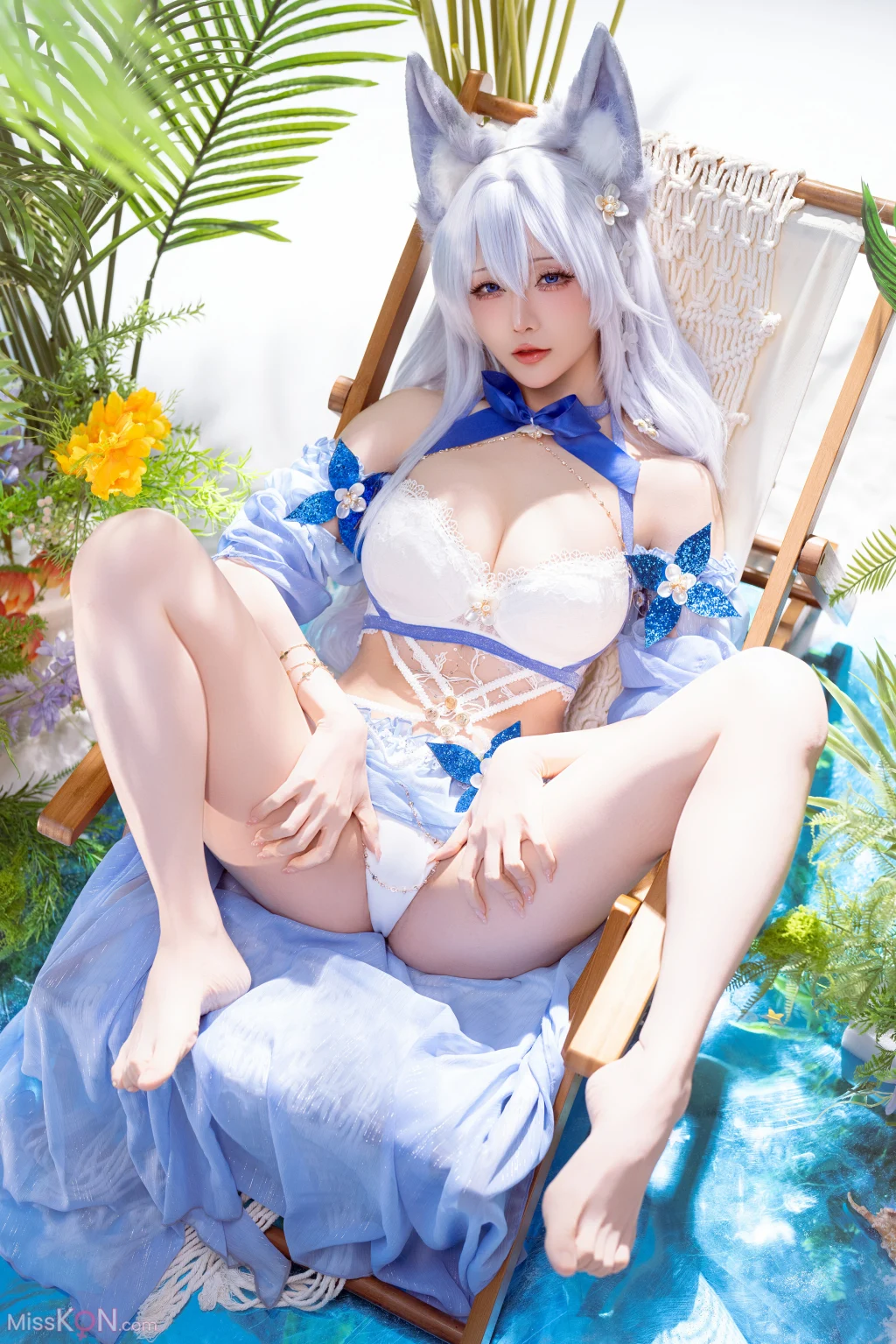Coser@星之迟迟Hoshilily: 碧蓝航线 信浓泳装 (52 photos)