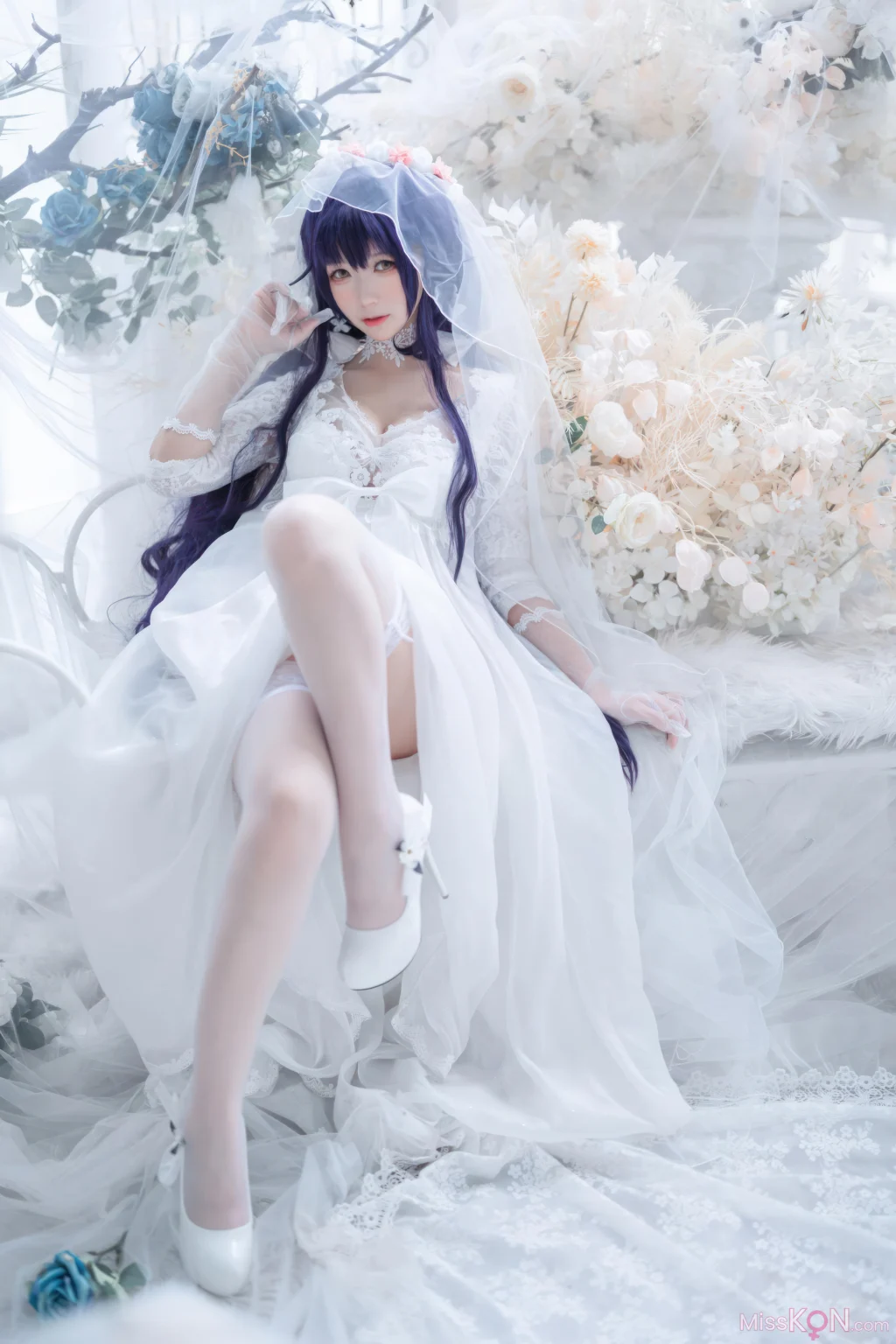 Coser@樱落酱w: 碧蓝航线 吾妻花嫁 (19 photos)