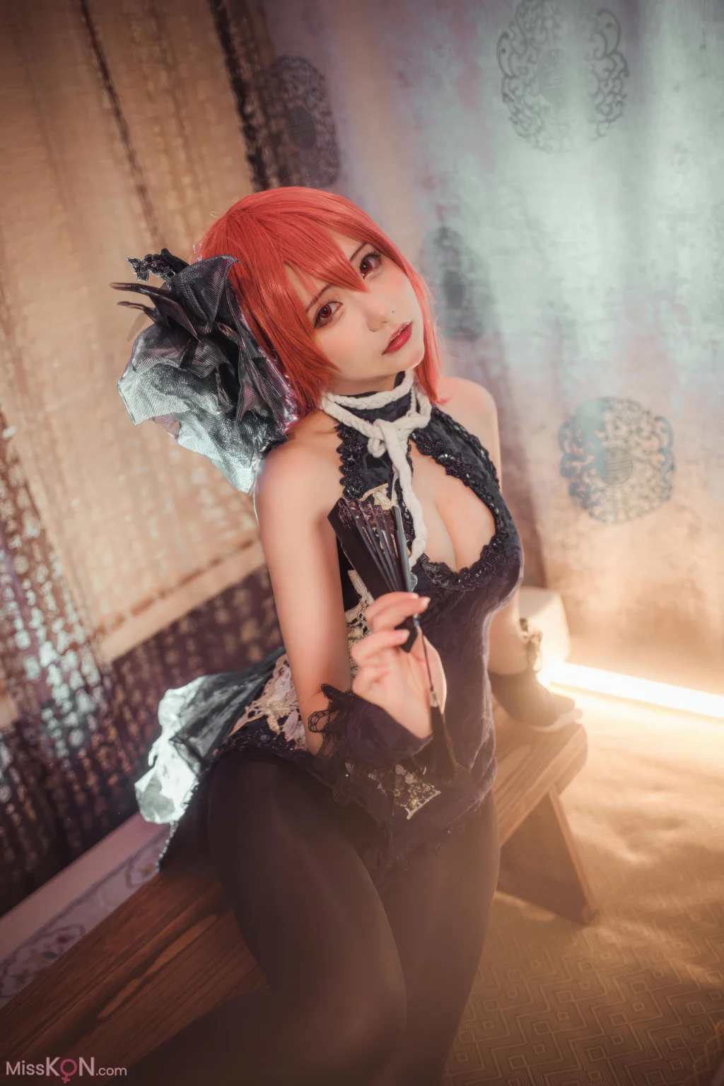 Coser@是一只熊仔吗: 碧蓝航线 黑太子旗袍 (19 photos)