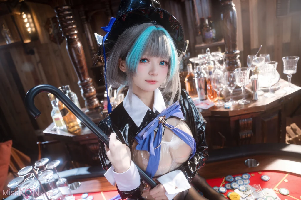 Coser@九柒喵: 碧蓝航线 柴郡兔女郎 (58 photos)