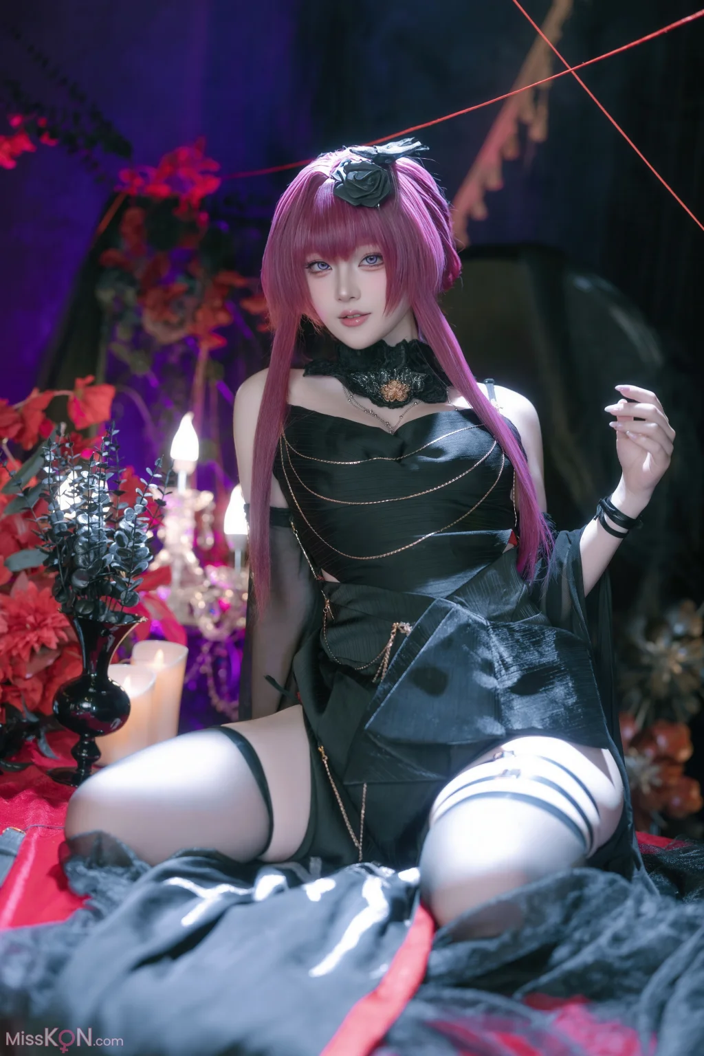 Coser@屿鱼: 崩坏 星穹铁道 卡芙卡 缚月之夜 (60 photos)