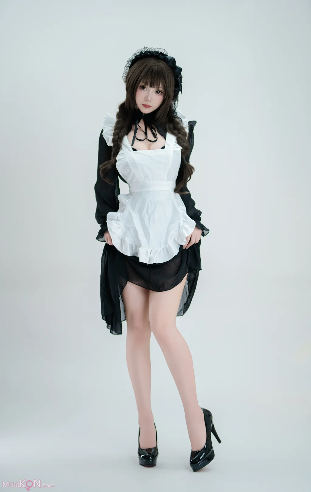 Coser@Bangni邦尼: 枪械女仆 (68 photos + 6 videos)