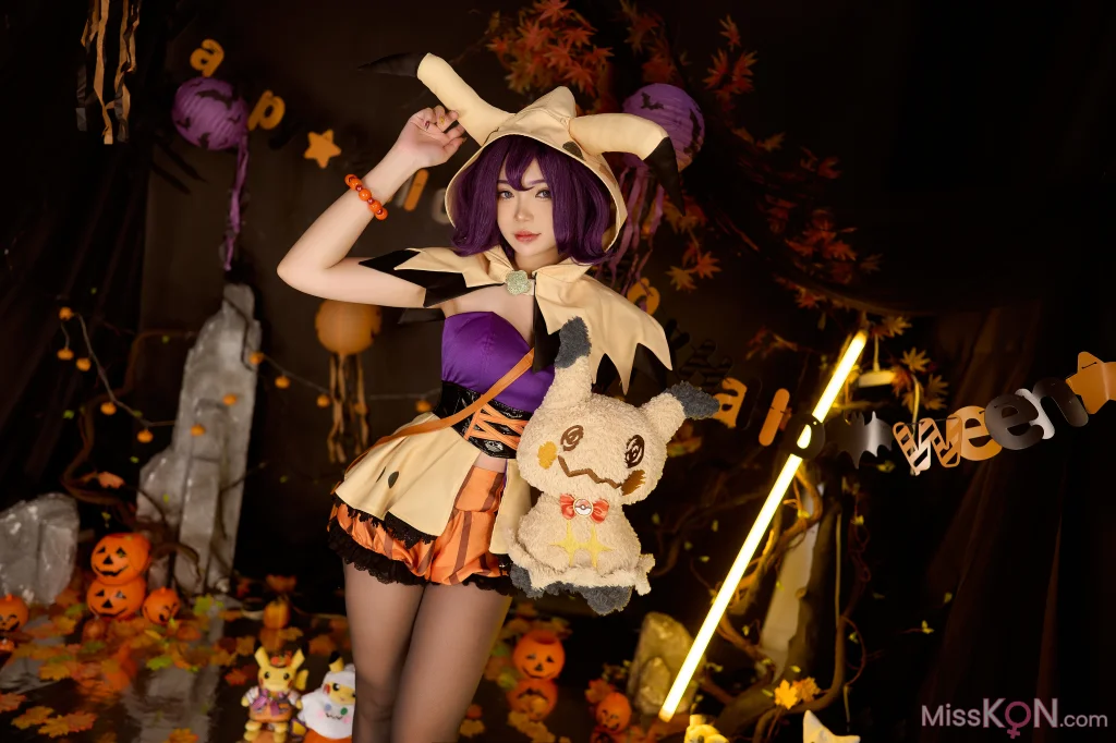 Coser@ZinieQ: 宝可梦 阿塞萝拉 万圣节 (40 photos)