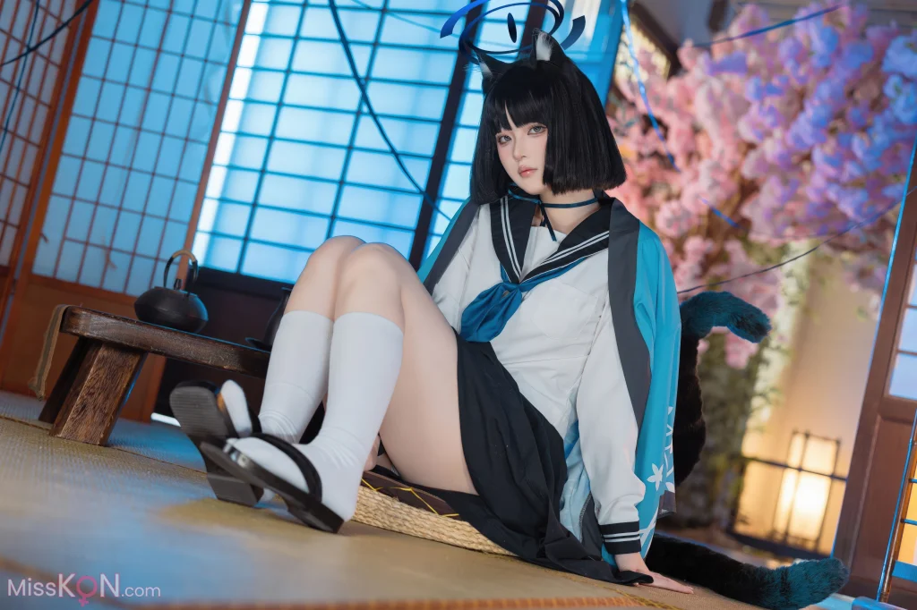 Coser@屿鱼: 蔚蓝档案 桐生桔梗 (53 photos)