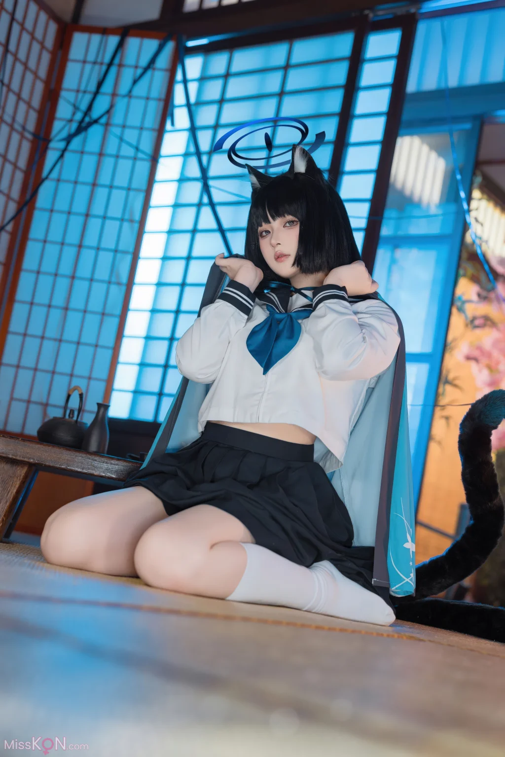 Coser@屿鱼: 蔚蓝档案 桐生桔梗 (53 photos)