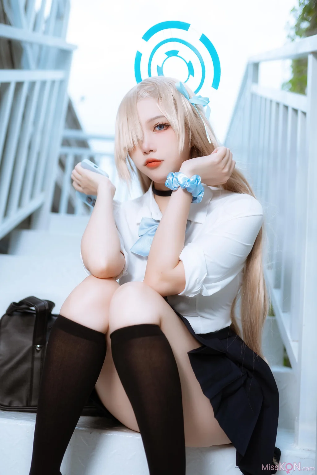 Coser@二佐Nisa: 蔚蓝档案 一之濑明日奈 学生制服 (23 photos)