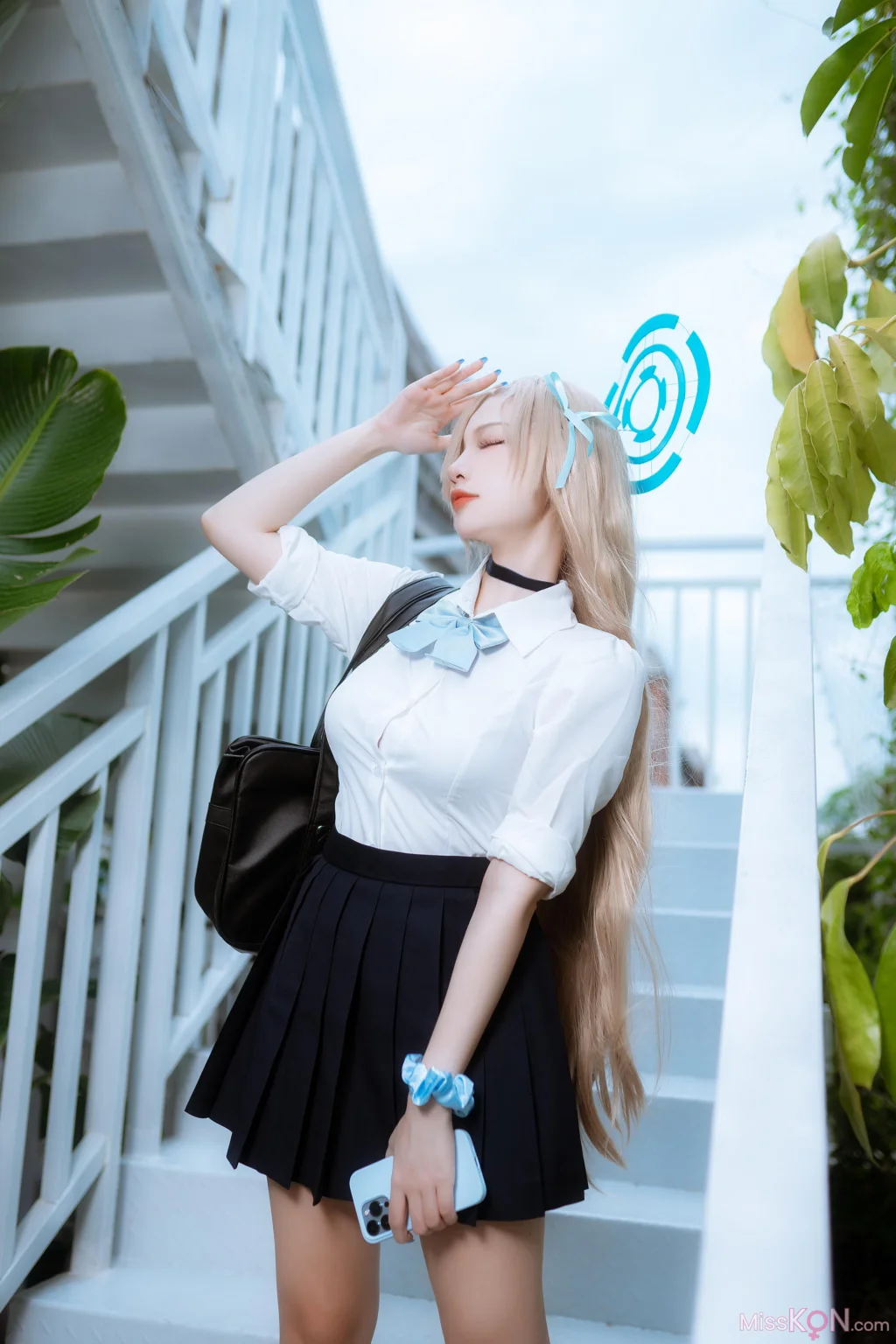 Coser@二佐Nisa: 蔚蓝档案 一之濑明日奈 学生制服 (23 photos)