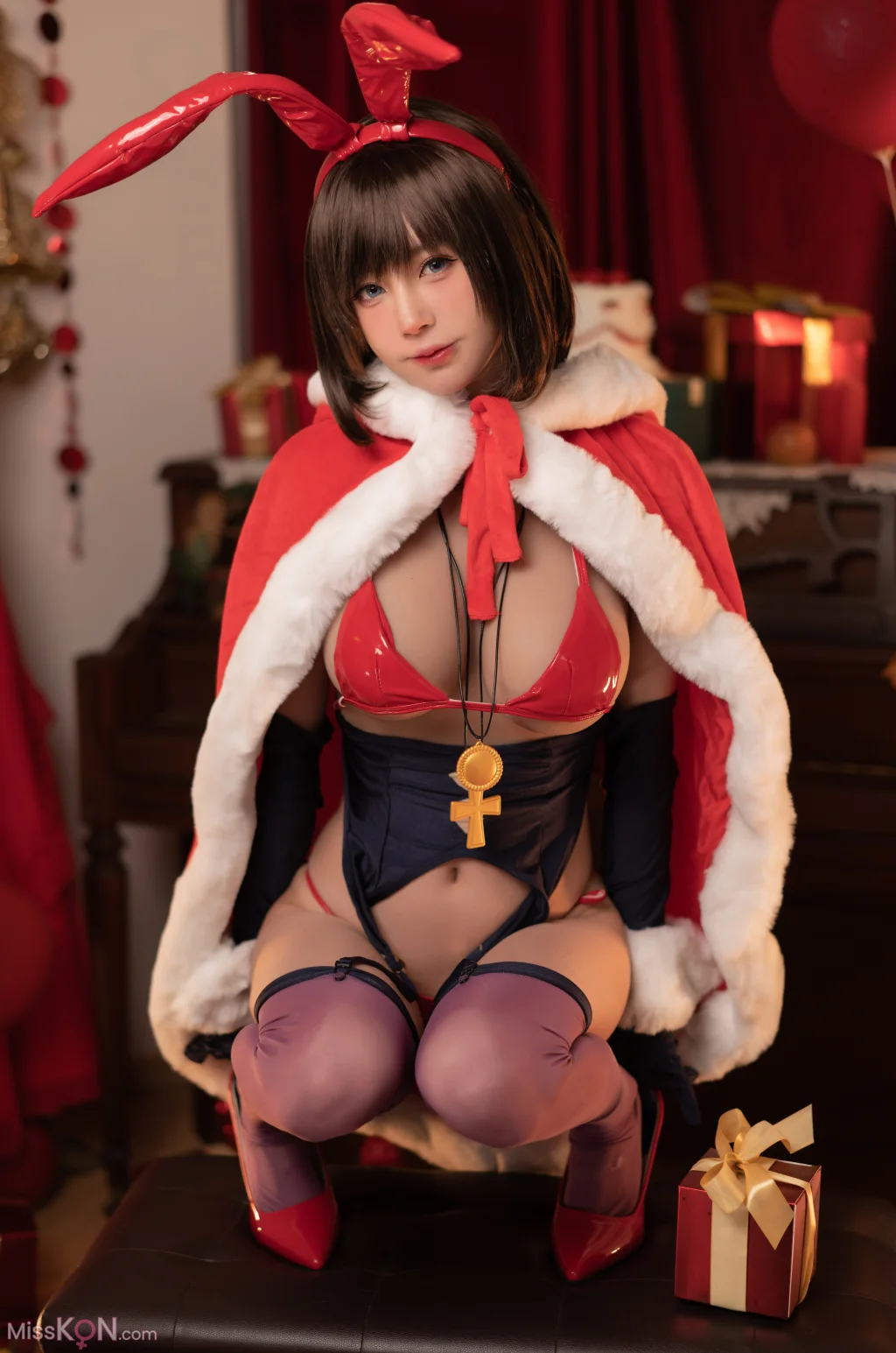 Coser@西园寺南歌: 魔太郎 圣诞 (46 photos) 13 Coser@西园寺南歌: 魔太郎 圣诞 (46 photos) 13