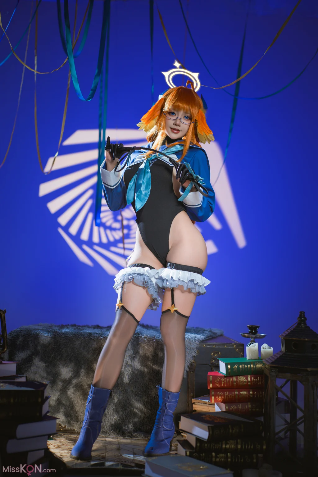 Coser@是一只熊仔吗: 蔚蓝档案 圆堂志美子·邪恶女干部 (40 photos)