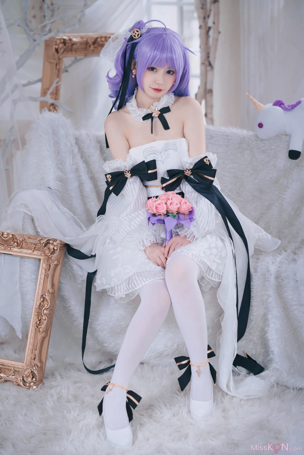 Coser@猫大人: 碧蓝航线 独角兽 花嫁 (23 photos)