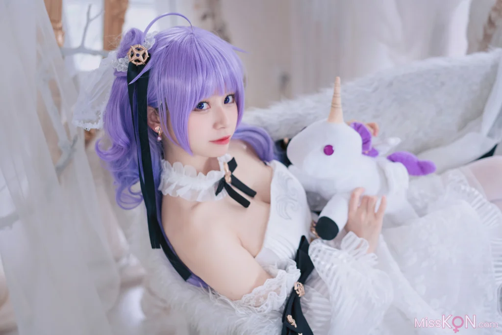 Coser@猫大人: 碧蓝航线 独角兽 花嫁 (23 photos)