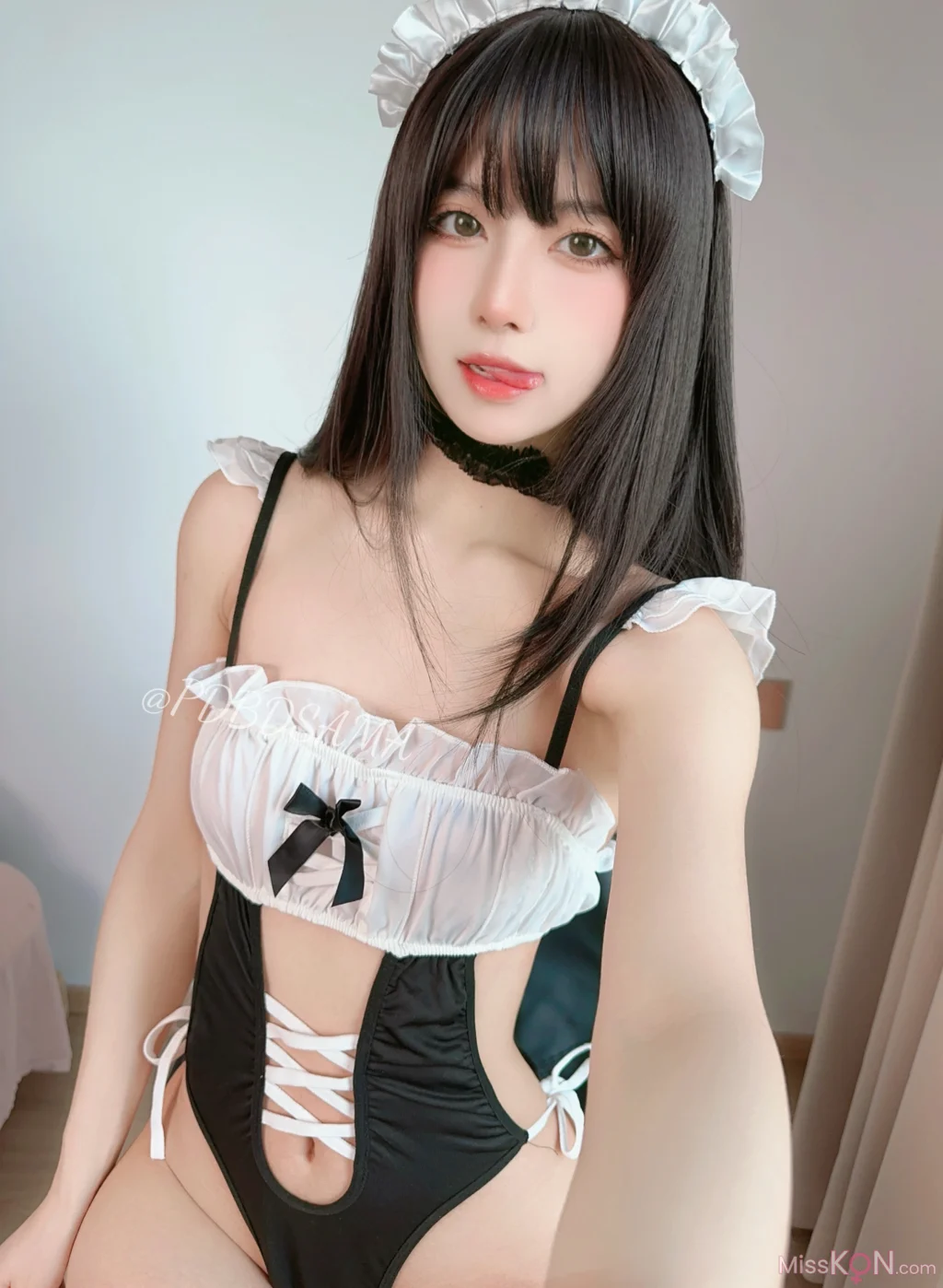 Coser@布丁大法 (Pudding Dafa): 女仆泳装 (18 photos + 1 video)