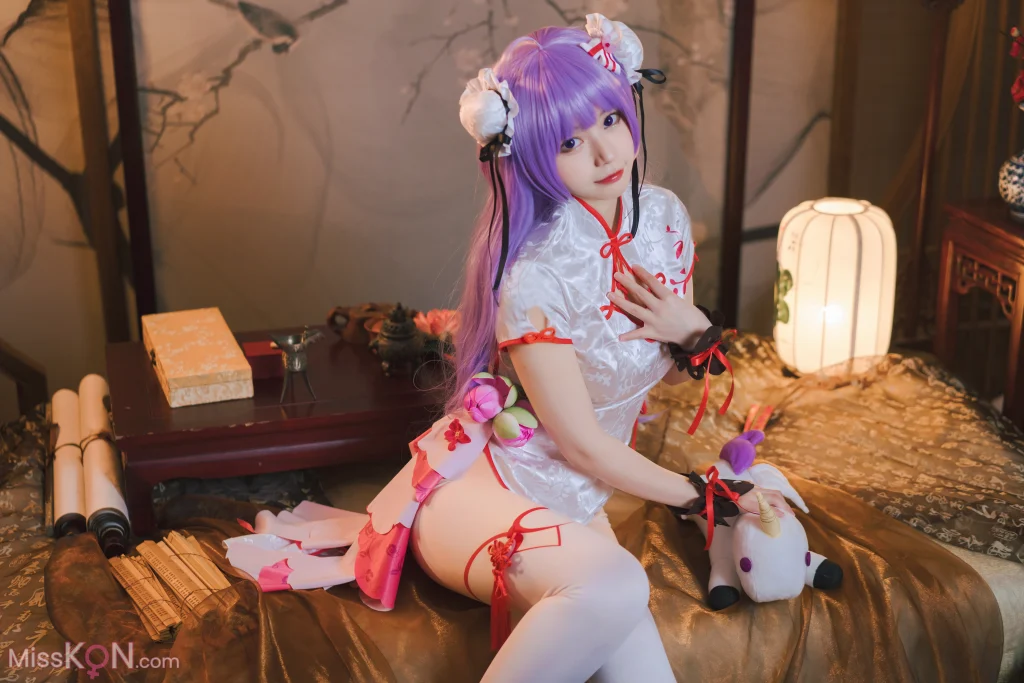 Coser@猫大人: 碧蓝航线 独角兽 旗袍 (22 photos)