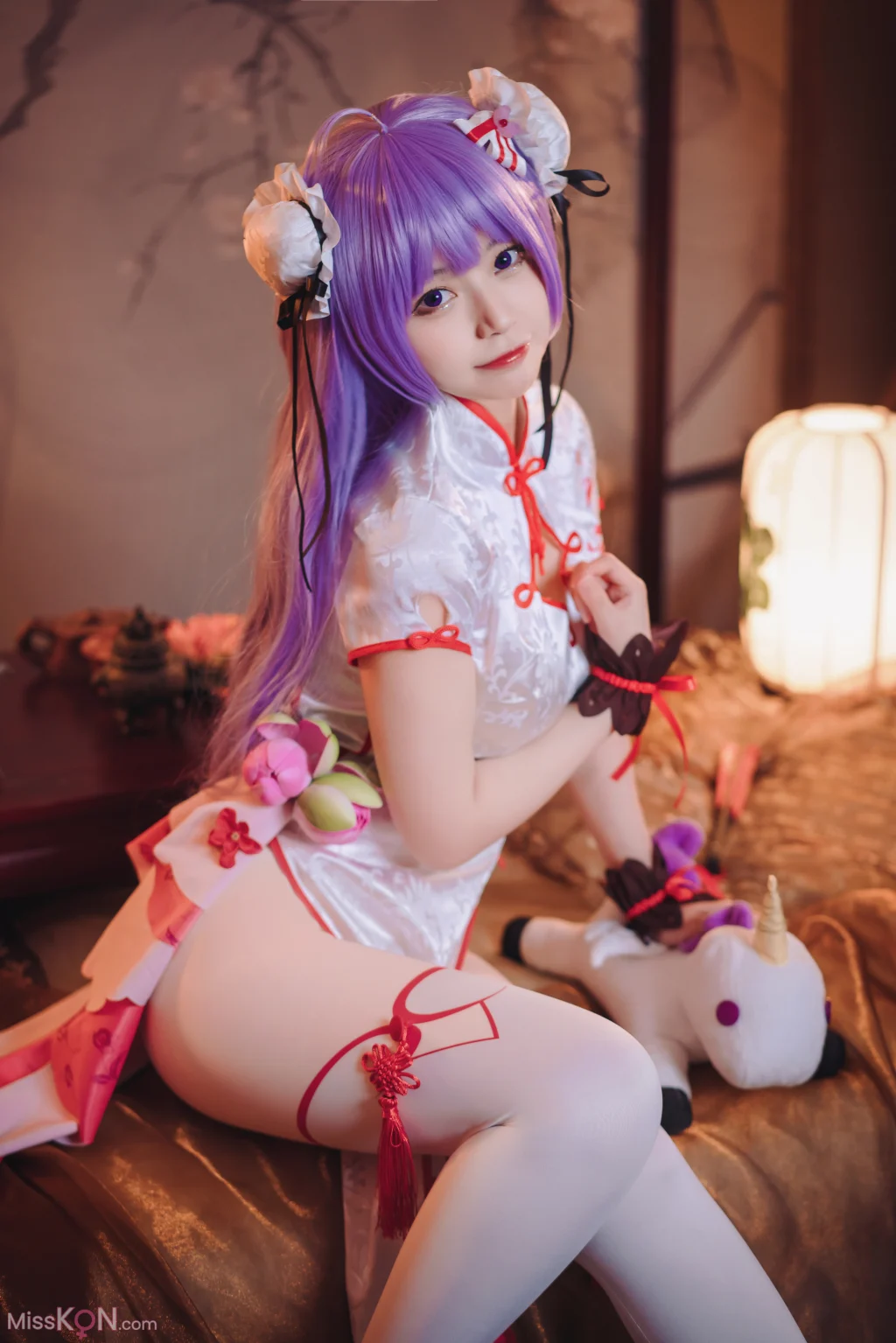 Coser@猫大人: 碧蓝航线 独角兽 旗袍 (22 photos)