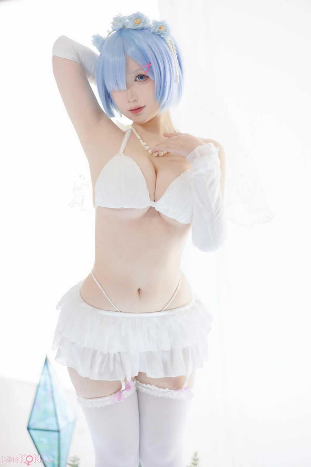 Coser@樱落酱w: 从零开始的异世界生活 蕾姆花嫁 (25 photos)