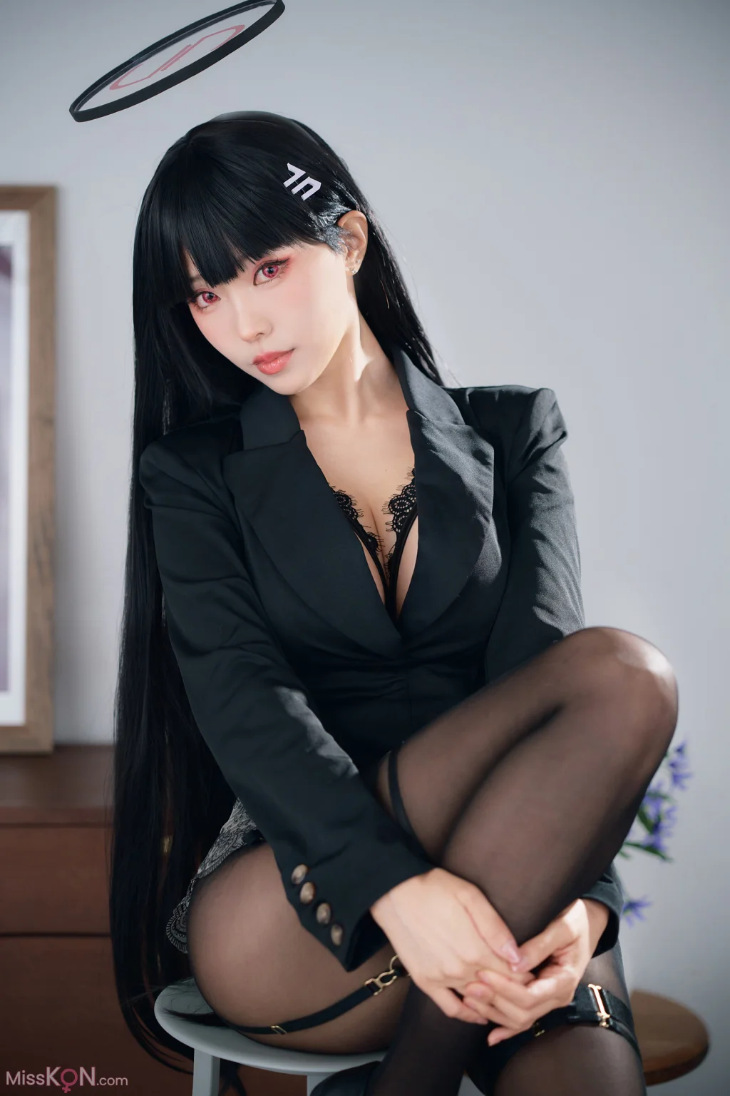 Coser@Ely_eee (ElyEE子): 调月莉音 秘密吊帶 (37 photos)