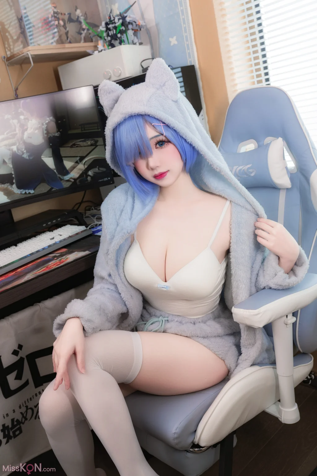 Coser@雪晴Astra: 蕾姆猫猫 (13 photos)