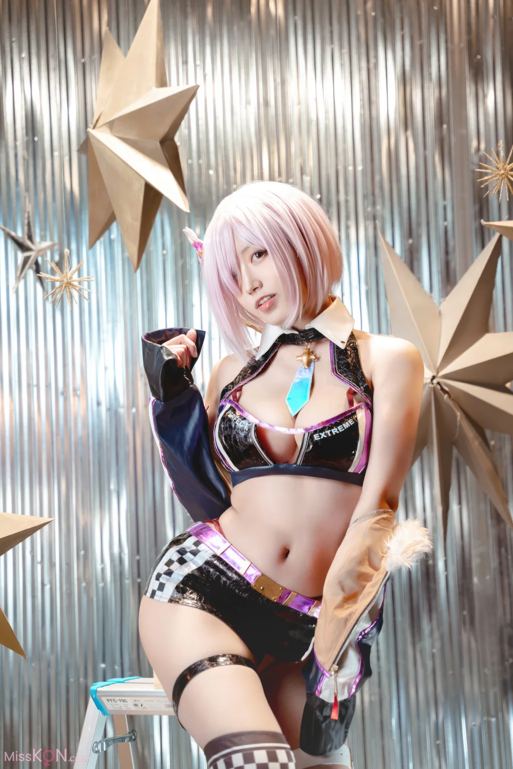 Coser@切切Celia: FGO-玛修赛车服 (23 photos)
