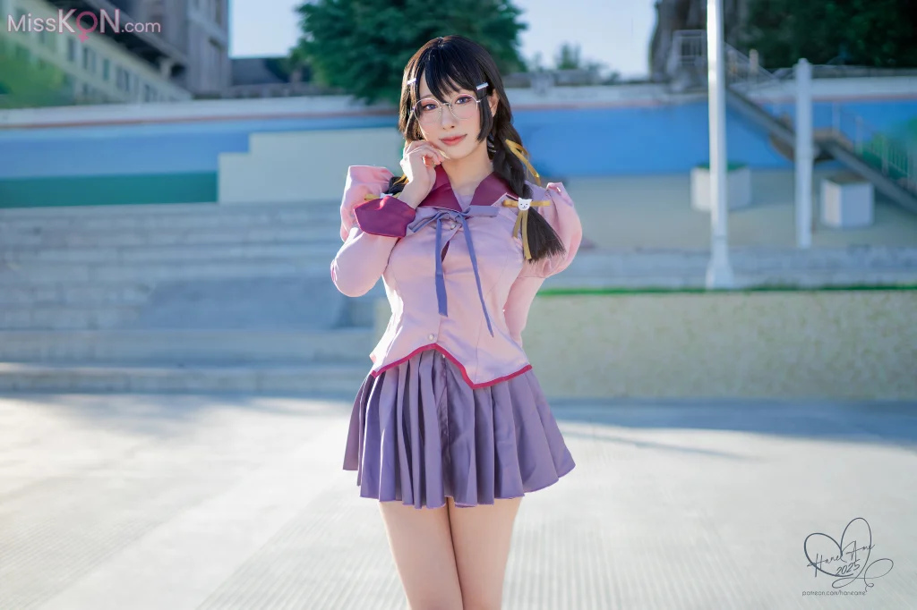 Coser@Hane Ame: 化物語 羽川翼 (42 photos + 5 videos)