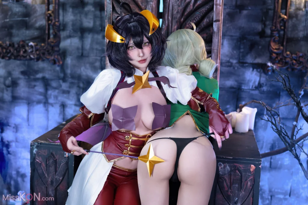 Coser@清水由乃: 猪突猛蛋 – 柊舞缇娜×阿良河琪舞 (71 photos + 1 video)