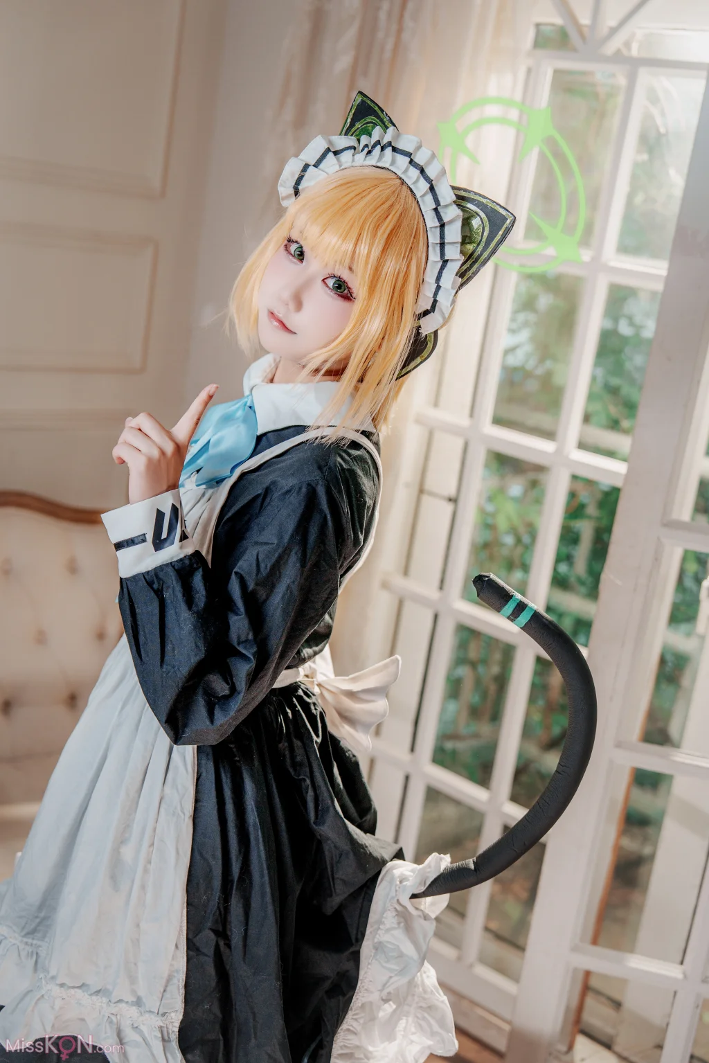 Coser@lunananya: 碧蓝档案 才羽绿 (28 photos)