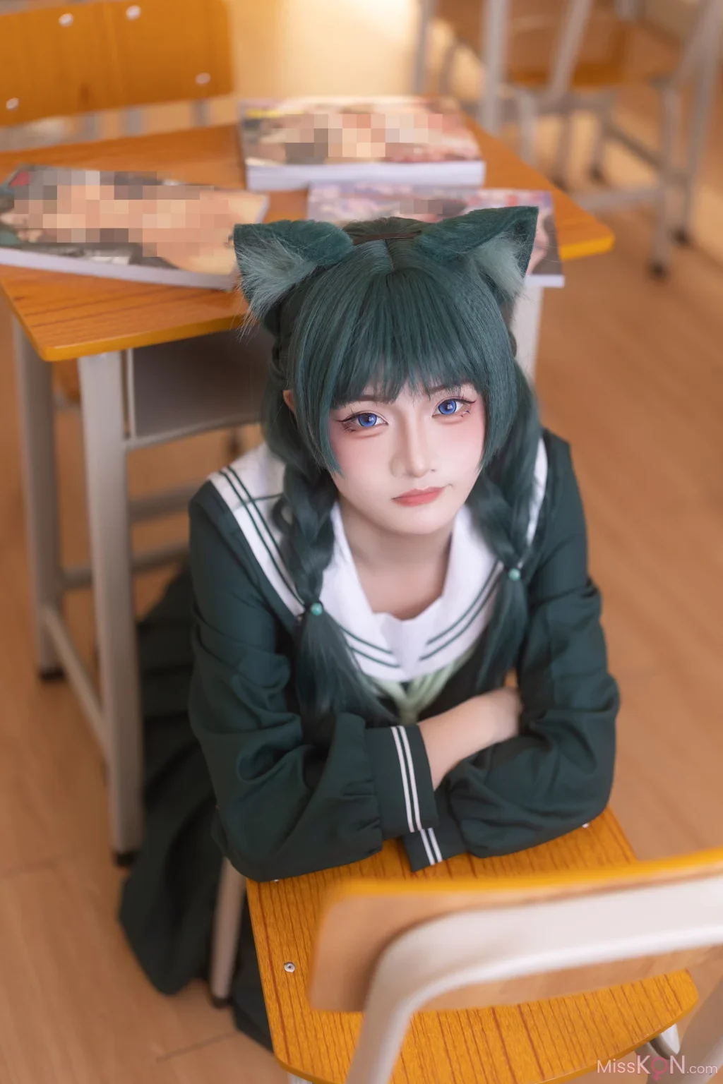 Coser@Xiaoyukiko小鱼: Neko Maomao 药师少女 猫猫 JK (63 photos)