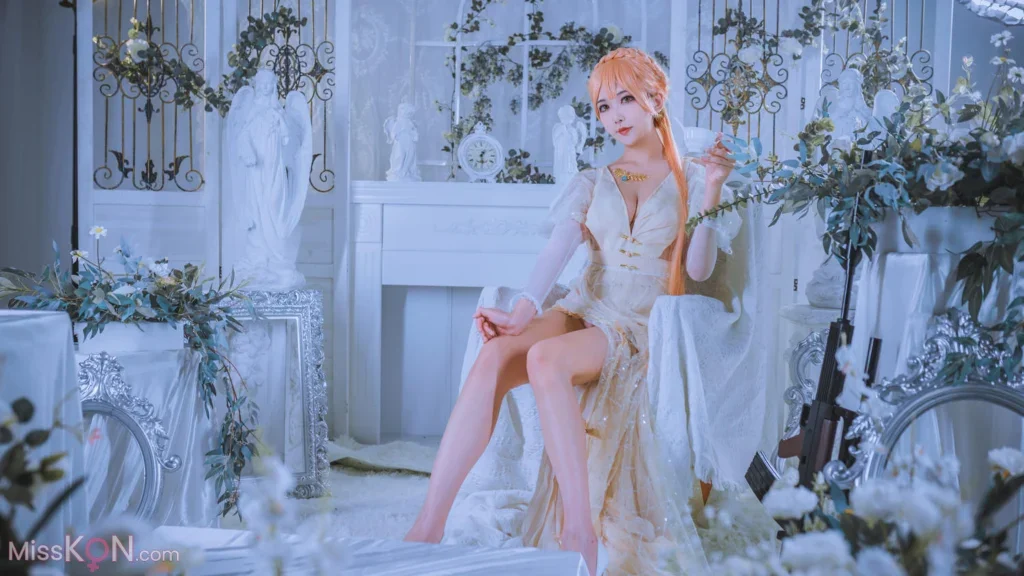 Coser@源纱希喵喵喵: OTs-14 花嫁 (30 photos)