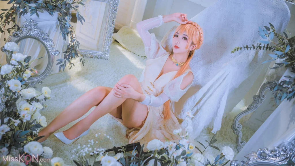 Coser@源纱希喵喵喵: OTs-14 花嫁 (30 photos)