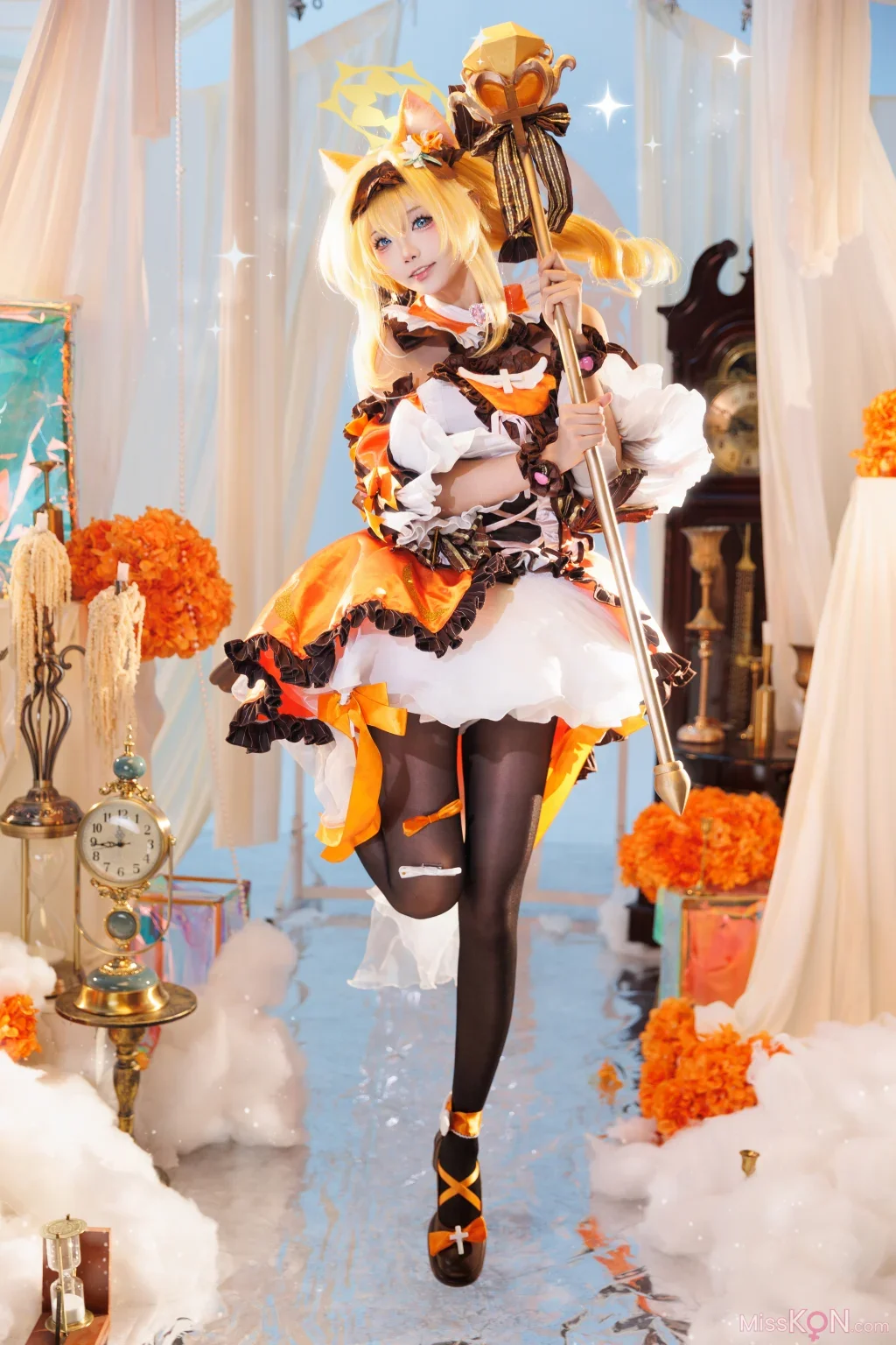 Coser@艾西aiwest: 蔚蓝档案伊落玛丽 魔法少女 (38 photos)
