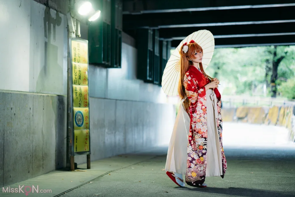 Coser@蠢沫沫: EVA明日香和服 (30 photos)