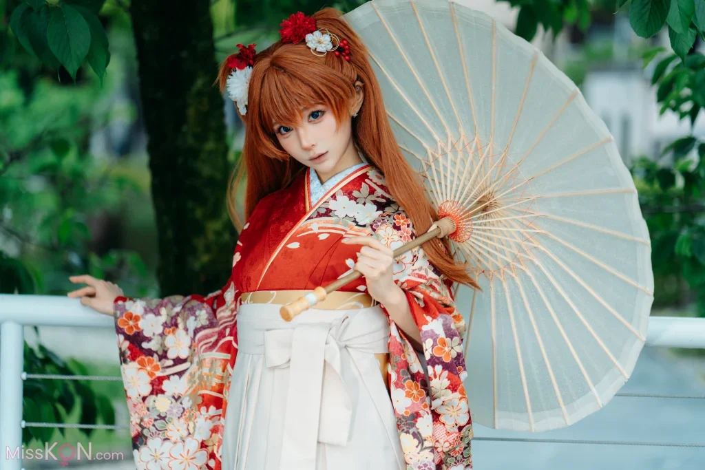 Coser@蠢沫沫: EVA明日香和服 (30 photos)