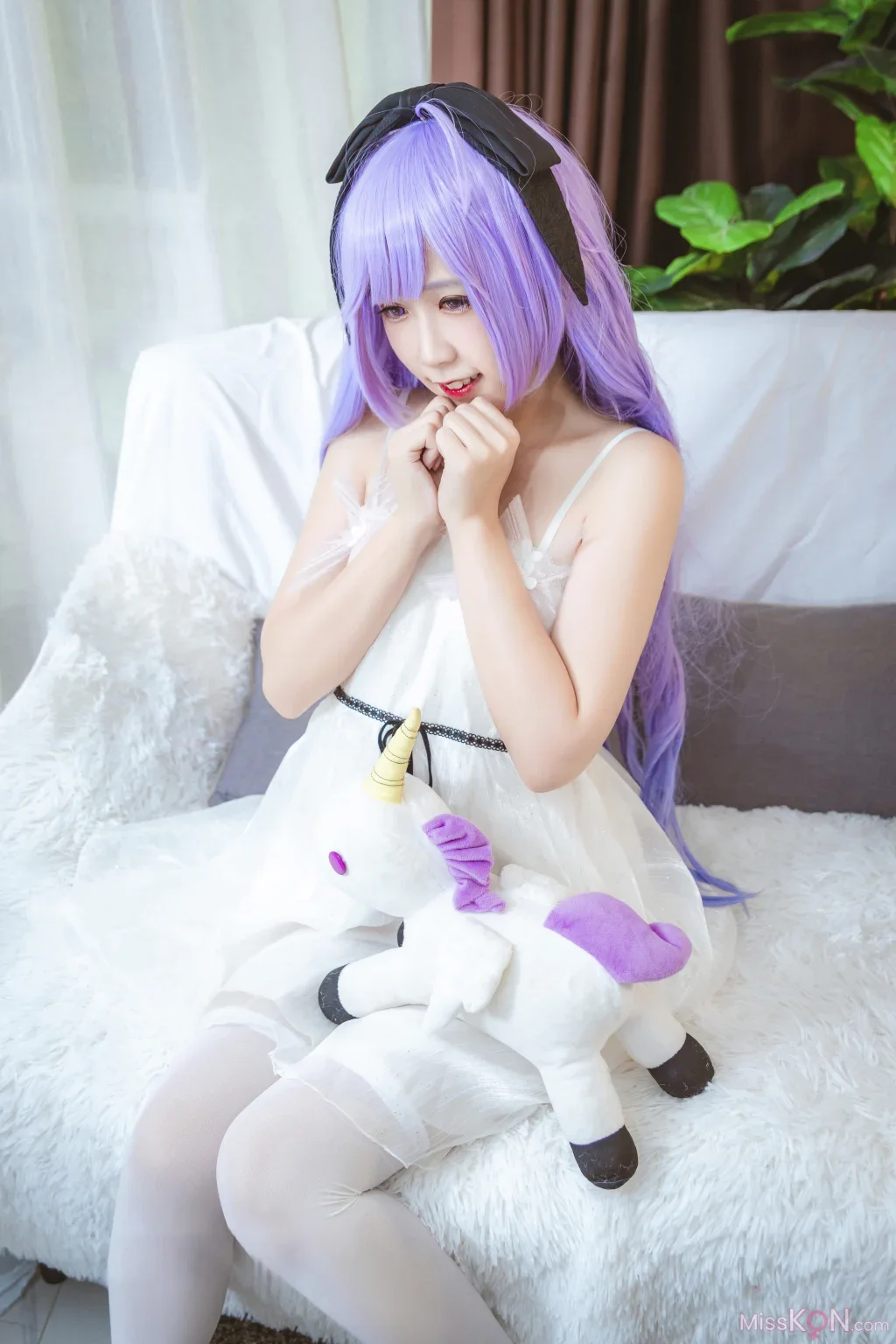 Coser@流年不停_w: 独角兽睡衣 (47 photos + 2 videos)