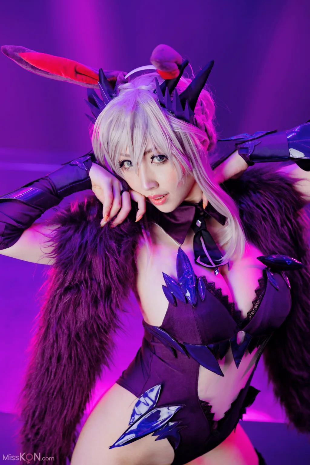 Coser@Reku Momoiro (桃色れく): FGO❤槍オルタバニーガール写真集 (125 photos)