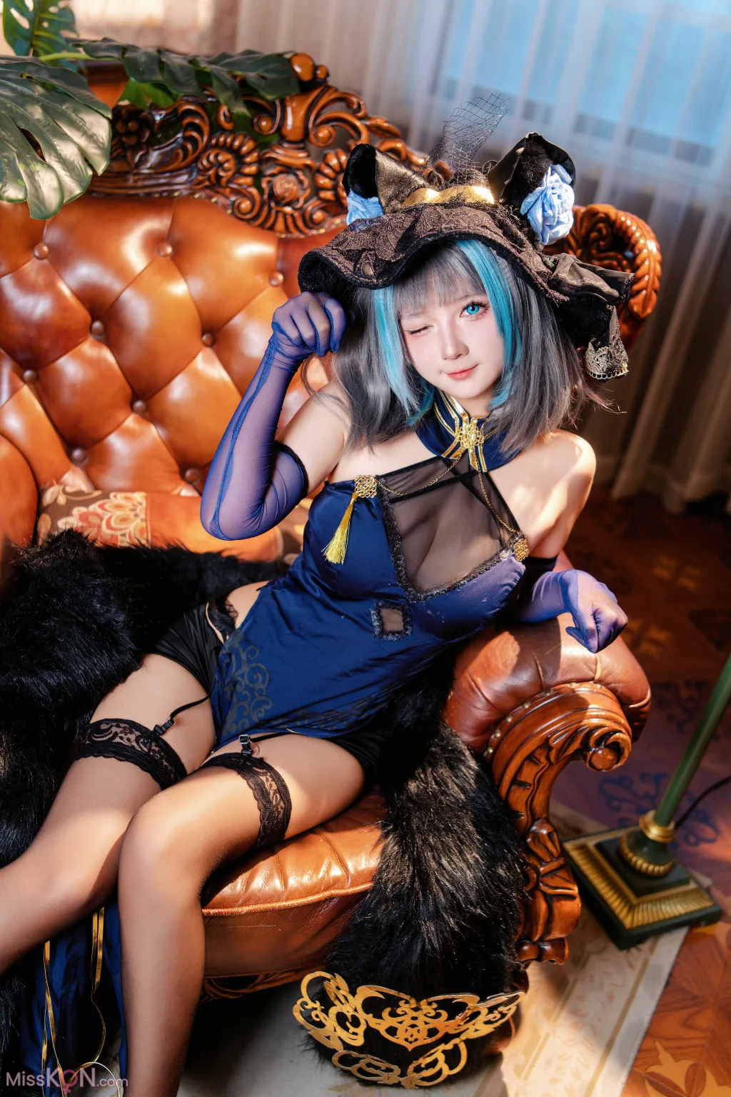 Coser@喜欢爱理吗: 柴郡旗袍 (36 photos)
