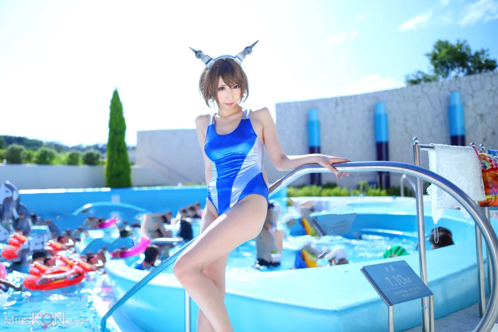 Coser@Reku Momoiro (桃色れく): 提督の水遊び! (151 photos)