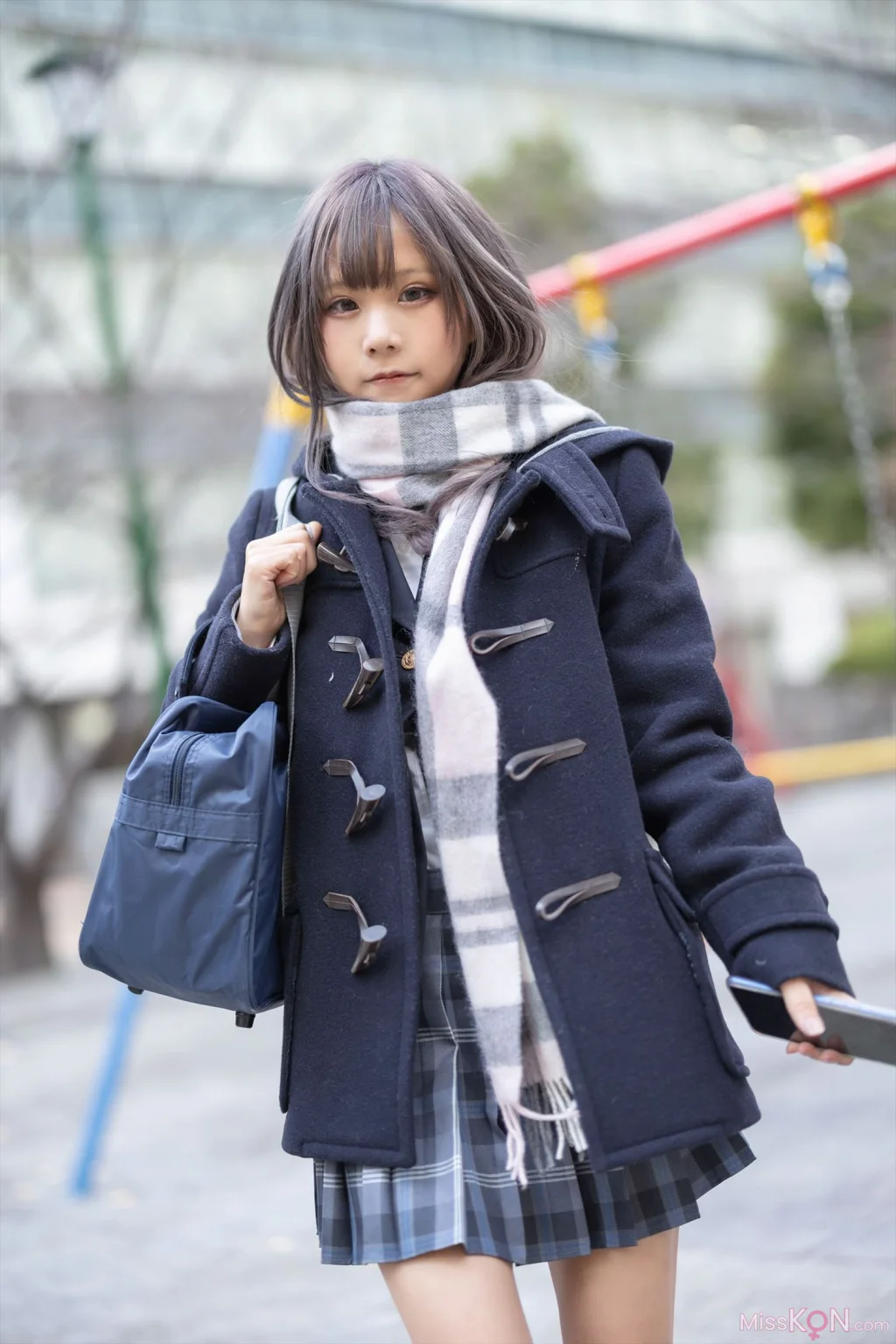 Coser@Kurumi (クルミ): 放課後制服デート☆冬 (577 photos)